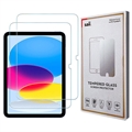 Saii 3D Premium iPad 10.2 2019/2020/2021 Härdat Glas Skärmskydd - 2 St.