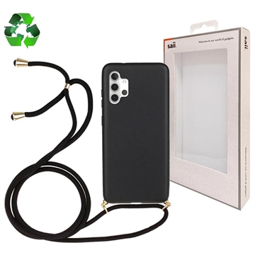 Saii Eco-Line Samsung Galaxy A32 5G/M32 5G Skal med Rem - Svart