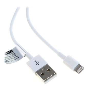 Saii Lightning / USB kabel - iPhone, iPad, iPod - 1m - vit