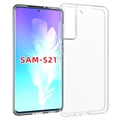 Saii Premium Anti-Halk Samsung Galaxy S21 5G TPU-skal - Genomskinlig