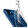 Saii Premium Anti-Halk iPhone 12 Mini TPU-skal - Genomskinlig