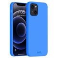 Saii Premium iPhone 13 Liquid Silikonskal - Blå