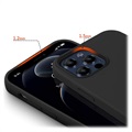 Saii Premium iPhone 13 Pro Liquid Silikonskal - Svart