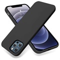Saii Premium iPhone 13 Pro Max Liquid Silikonskal - Svart