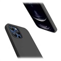 Saii Premium iPhone 13 Pro Max Liquid Silikonskal - Svart
