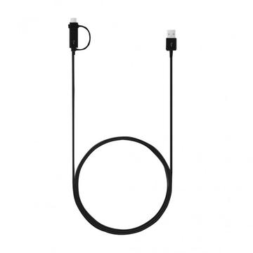 Samsung Combo-kabel EP-DG950DBE - USB-C & MicroUSB - 1.4m - Bulk - Svart