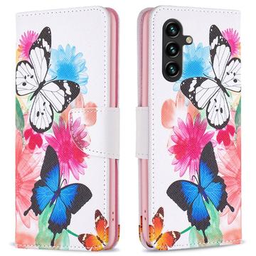 Samsung Galaxy A05s Wonder Series Plånboksfodral - Fjärilar