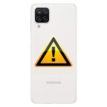 Samsung Galaxy A12 Bak Skal Reparation - Vit