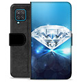 Samsung Galaxy A12 Premium Plånboksfodral - Diamant