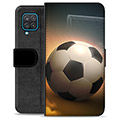 Samsung Galaxy A12 Premium Plånboksfodral - Fotboll