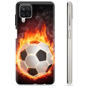 Samsung Galaxy A12 TPU-Skal - Fotbollsflamma