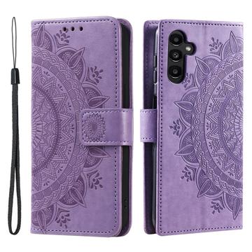 Samsung Galaxy A16 Mandala Series Plånboksfodral - Lila