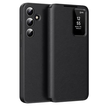 Samsung Galaxy A16 Smart Clear View Flip Skal med kortplats