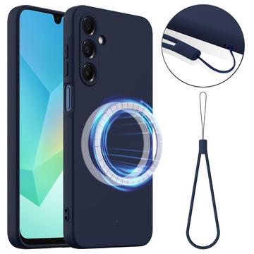 Samsung Galaxy A17 Liquid Silikonskal - MagSafe-kompatibelt - Mörkblå