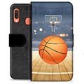 Samsung Galaxy A20e Premium Plånboksfodral - Basket