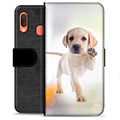 Samsung Galaxy A20e Premium Plånboksfodral - Hund