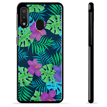 Samsung Galaxy A20e Skyddsskal - Tropiska Blommor