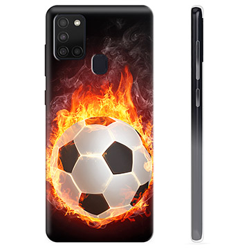 Samsung Galaxy A21s TPU-Skal - Fotbollsflamma