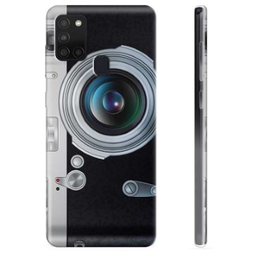 Samsung Galaxy A21s TPU-Skal - Retrokamera