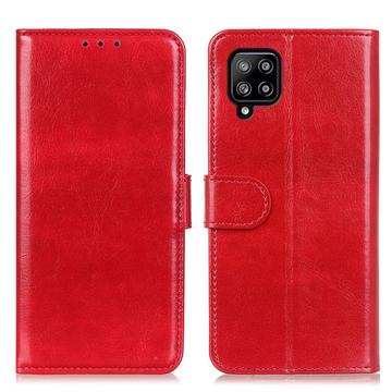 Samsung Galaxy A22 4G Plånboksfodral med Magnetstängning - Röd