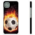 Samsung Galaxy A22 5G Skyddsskal - Fotbollsflamma