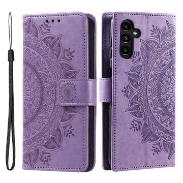 Samsung Galaxy A26 Mandala Series Plånboksfodral - Lila