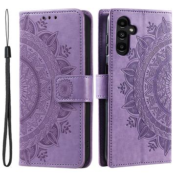 Samsung Galaxy A36 Mandala Series Plånboksfodral - Lila