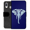 Samsung Galaxy A40 Premium Plånboksfodral - Elefant