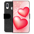 Samsung Galaxy A40 Premium Plånboksfodral - Kärlek