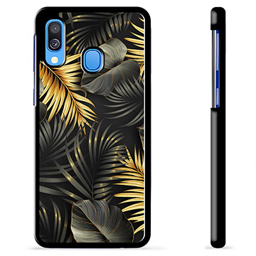 Samsung Galaxy A40 Skyddsskal - Gyllene Löv