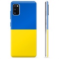 Samsung Galaxy A41 TPU-Skal Ukrainska Flaggan - Gul och ljusblå
