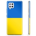 Samsung Galaxy A42 5G TPU-Skal Ukrainska Flaggan - Gul och ljusblå