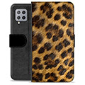 Samsung Galaxy A42 5G Premium Plånboksfodral - Leopard