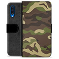 Samsung Galaxy A50 Premium Plånboksfodral - Kamouflage
