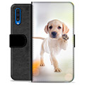 Samsung Galaxy A50 Premium Plånboksfodral - Hund