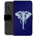 Samsung Galaxy A51 Premium Plånboksfodral - Elefant