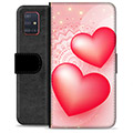 Samsung Galaxy A51 Premium Plånboksfodral - Kärlek