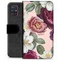 Samsung Galaxy A51 Premium Plånboksfodral - Romantiska Blommor