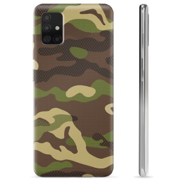 Samsung Galaxy A51 TPU-Skal - Kamouflage