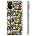 Samsung Galaxy A51 TPU-Skal - Graffiti
