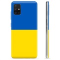 Samsung Galaxy A51 TPU-Skal Ukrainska Flaggan - Gul och ljusblå