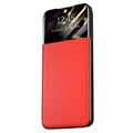 Samsung Galaxy A52 5G, Galaxy A52s Front Smart View Flipfodral - Röd
