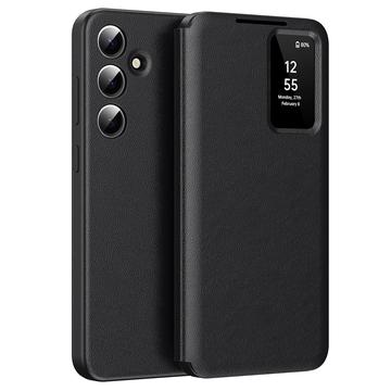 Samsung Galaxy A55 Smart Clear View Flip Skal med kortplats