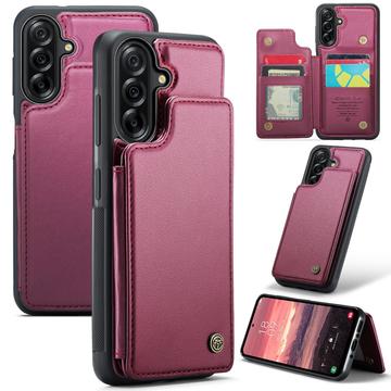 Samsung Galaxy A56 Caseme C22 Fodral RFID Kortplånbok - Röd