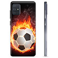 Samsung Galaxy A71 TPU-Skal - Fotbollsflamma