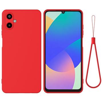 Samsung Galaxy M06/F06 5G Flytande silikon skal med handrem