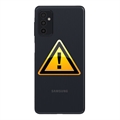 Samsung Galaxy M52 5G Bak Skal Reparation - Svart