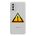 Samsung Galaxy M52 5G Bak Skal Reparation - Vit