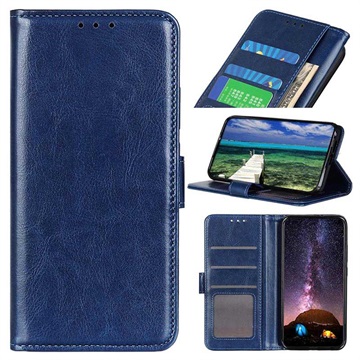 Samsung Galaxy M52 5G Plånboksfodral med Magnetstängning - Blå