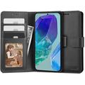 Samsung Galaxy M55 Tech-Protect plånboksfodral med magnet och stativ - Svart